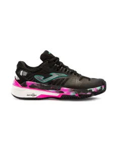 Joma Slam 22 Clay Negro Fucsia Mujer | Ofertas de pádel 2